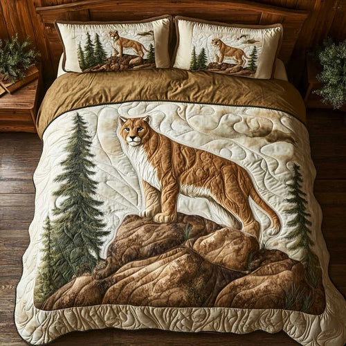 Wild Mountain Lion WP1601021CL Duvet Cover Set