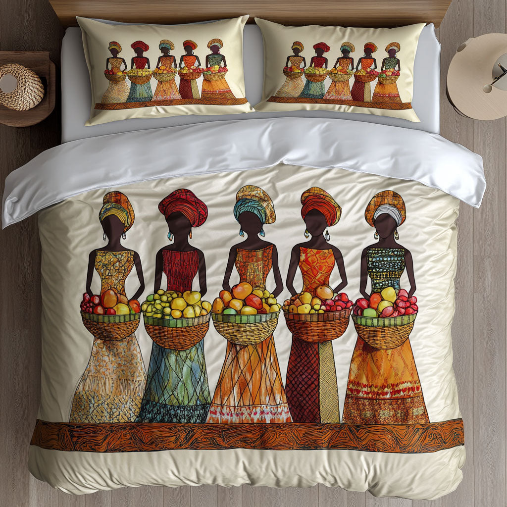 African Women Unity WN0701030CL Duvet Cover Set