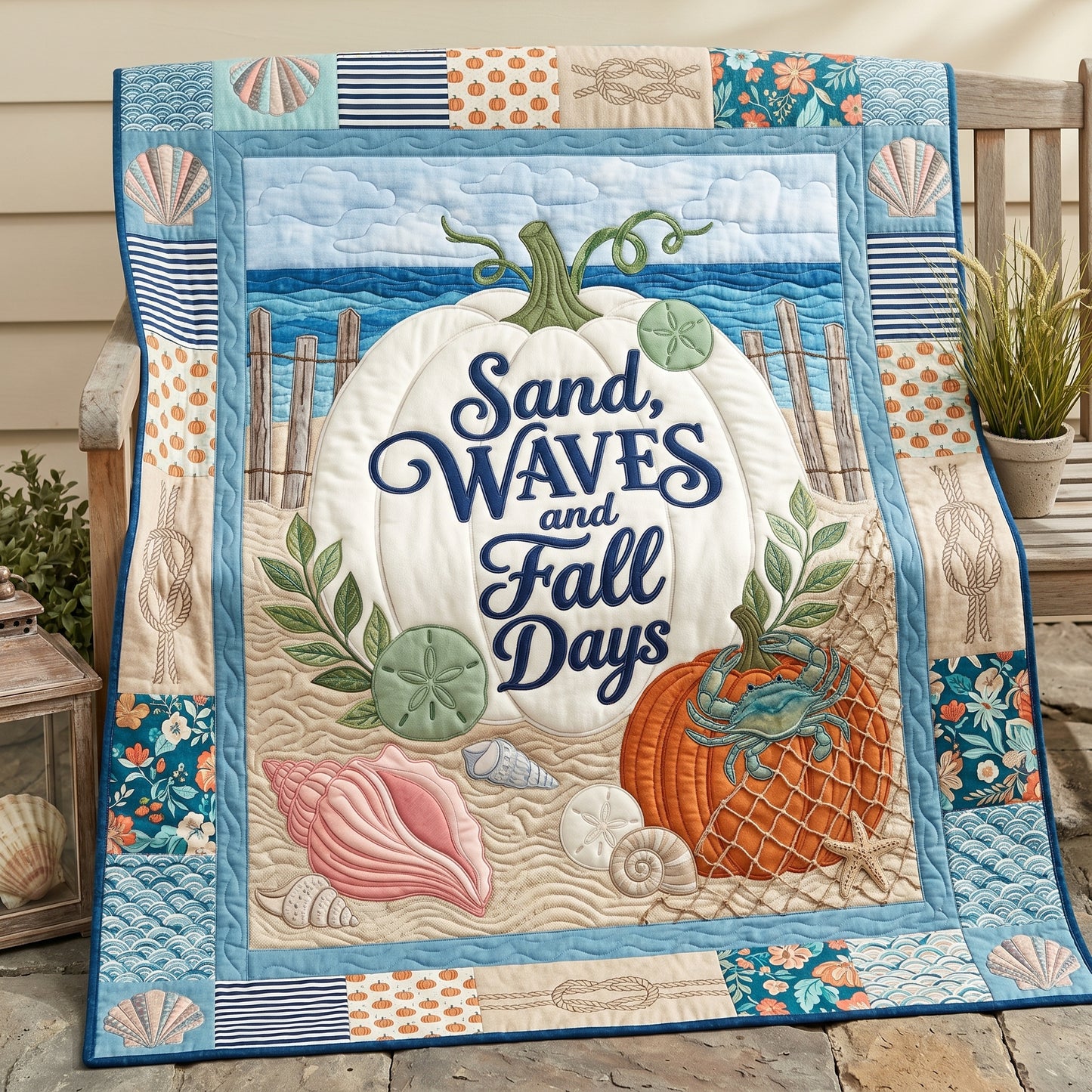 Coastal Autumn XR1905012CL Quilt