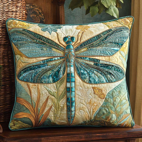 Patchwork Dragonfly WP2502075CL Quilt Pillow Case