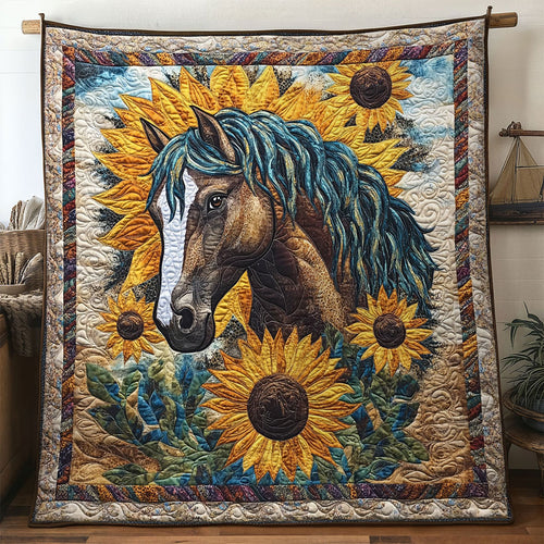Horse Earthsong WN1201049CL Quilt