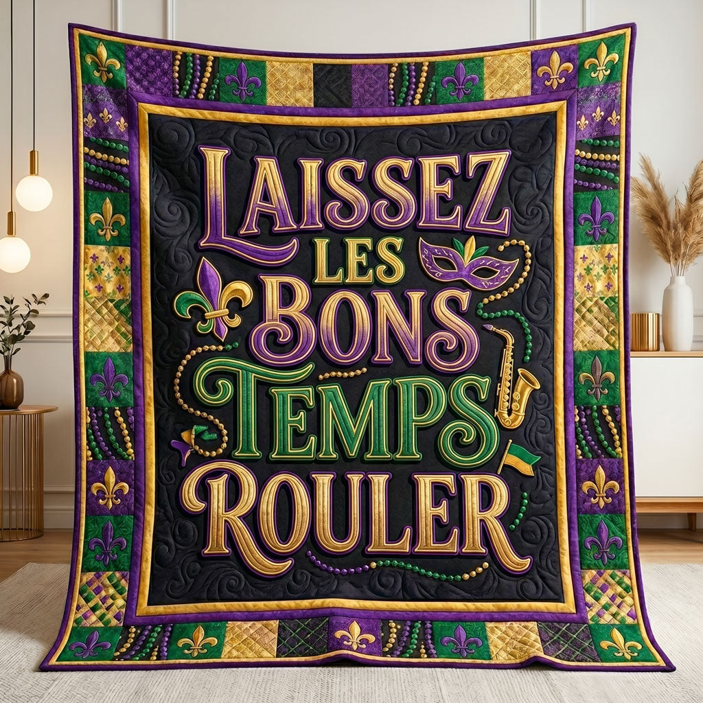 Mardi Gras Spirit WN1504011CL Quilt