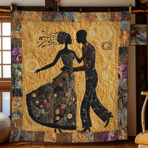 African Couple Harmony WN0703067CL Quilt