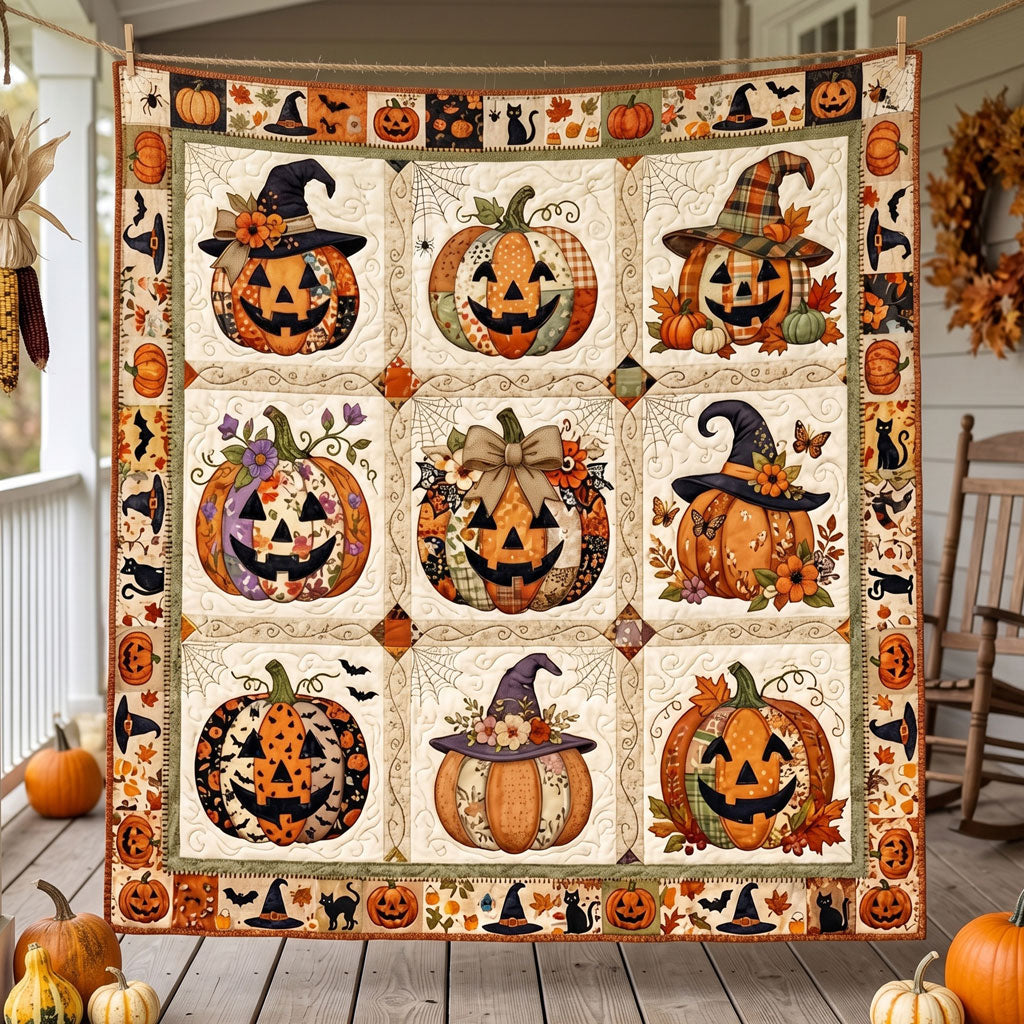Patchwork Pumpkin Parade WN1906011CL Quilt