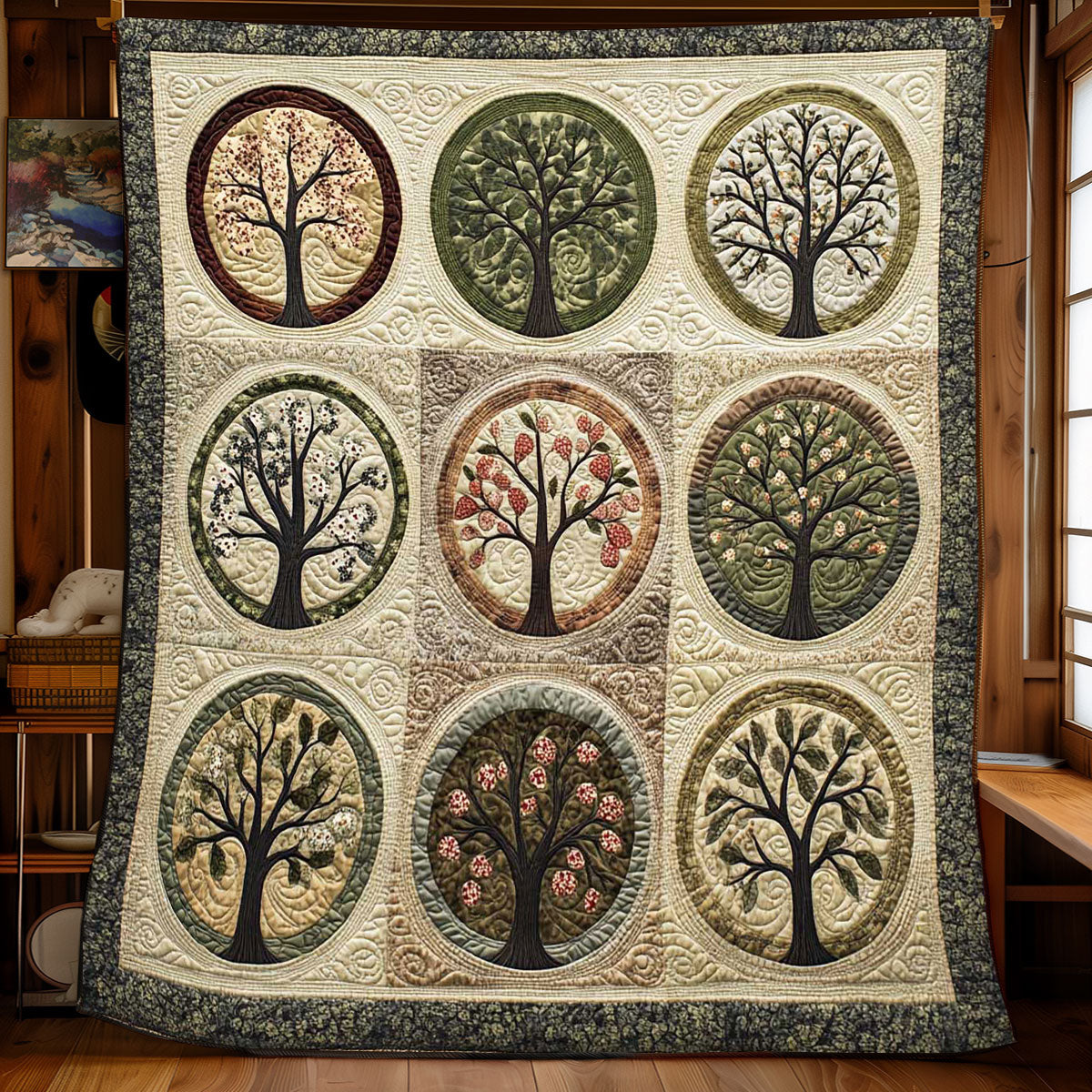 Heavenly Tree Of Life WP1402066CL Quilt