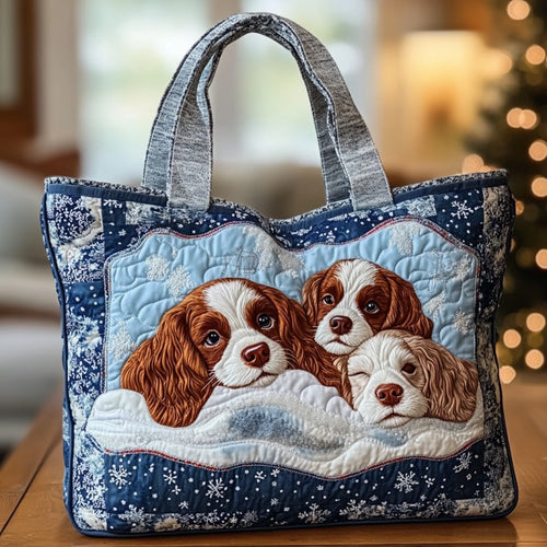 Winter Cavaliers XR1910002CL Quilted Tote Bag