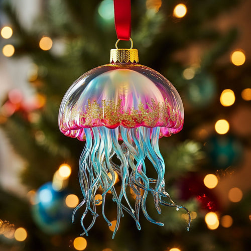 Jellyfish Glow CW2511025CL Christmas Ornament