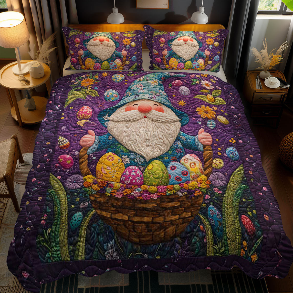 Gnome’s Easter Basket WN1701130CL Duvet Cover Set