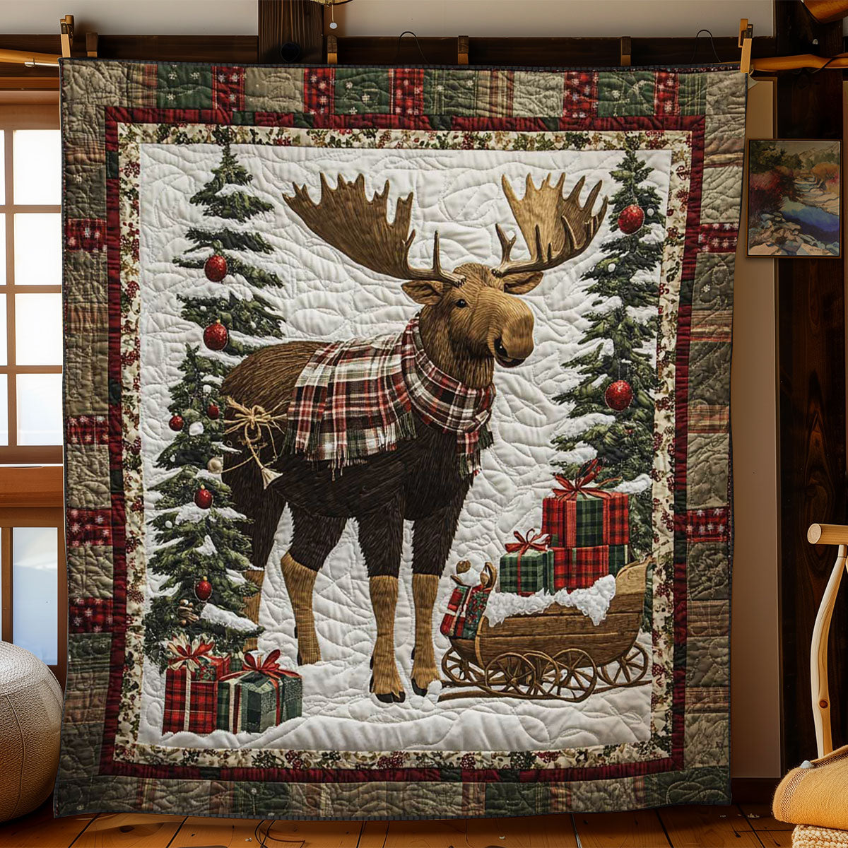 Plaid Alces WN0601085CL Quilt