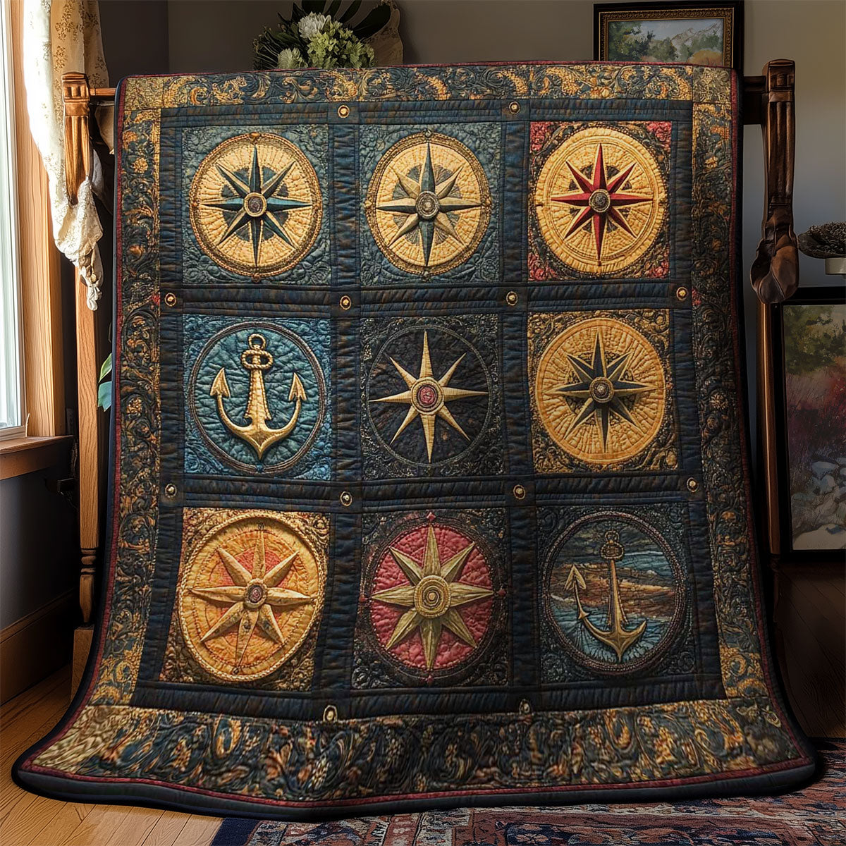 Ancient Compass WN0602028CL Quilt