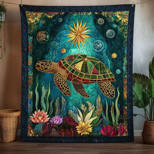 Turtle Harmony CW0701069CL Quilt