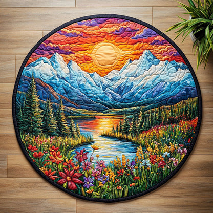 Blooming Forest CW2305412CL Quilted Round Mat