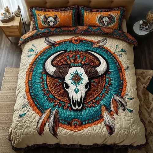 Sacred Buffalo Skull WN1202028CL Duvet Cover Set