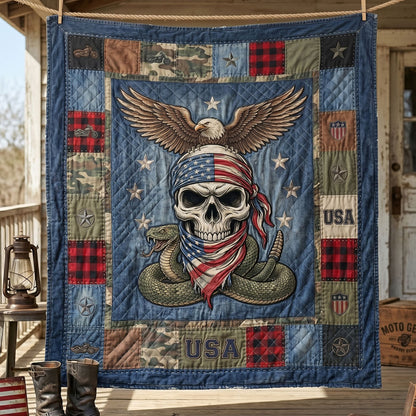 Patriot Skull Rider WN2305006CL Quilt