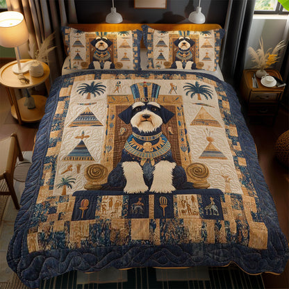 Miniature Schnauzer Pharaoh WN1003097CL Duvet Cover Set