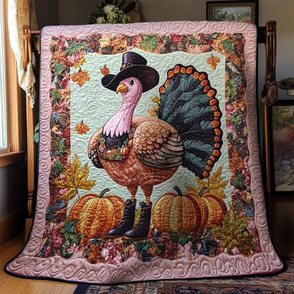 Thanksgiving Turkey Style WN0801030CL Quilt