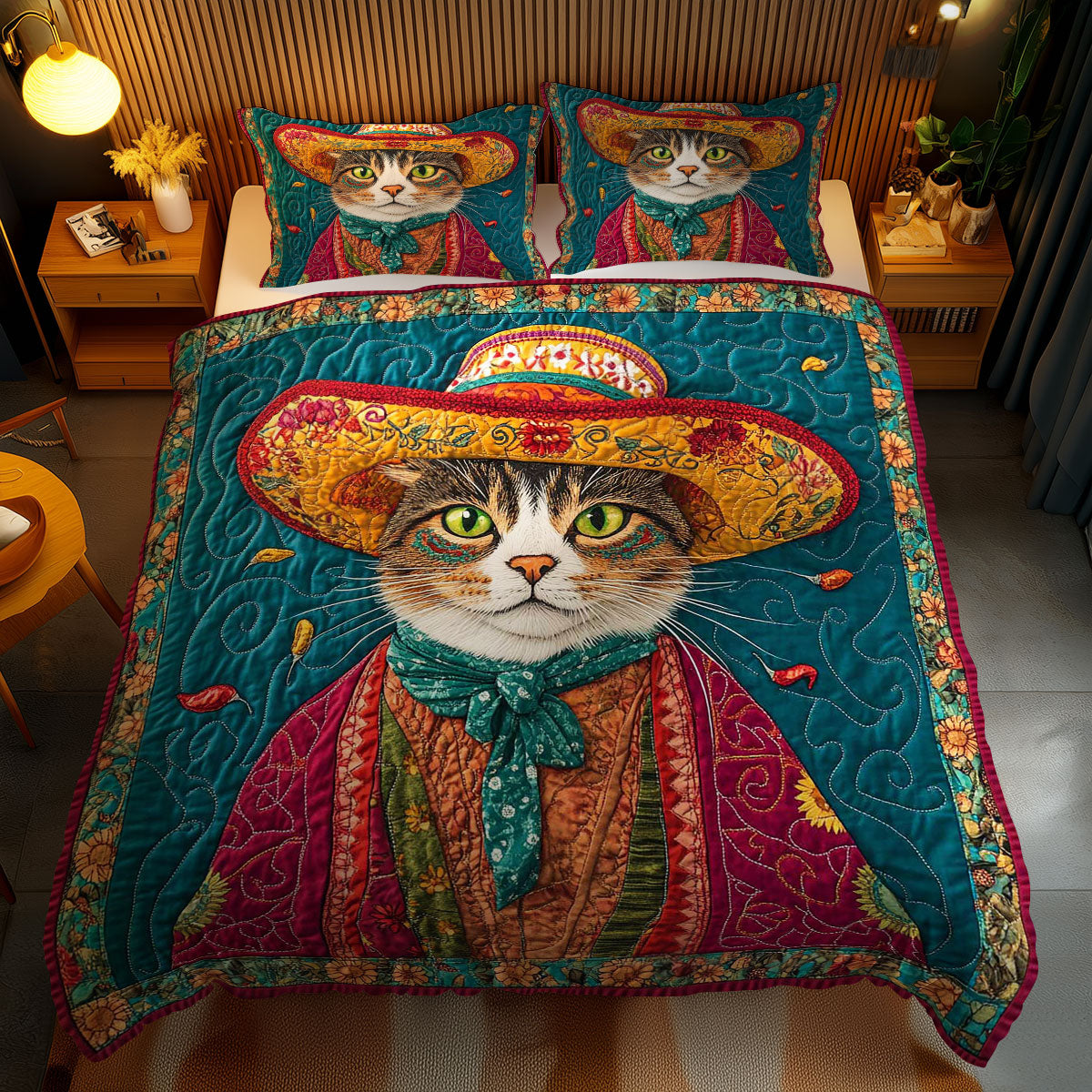 Fiesta Cat WN0302057CL Duvet Cover Set