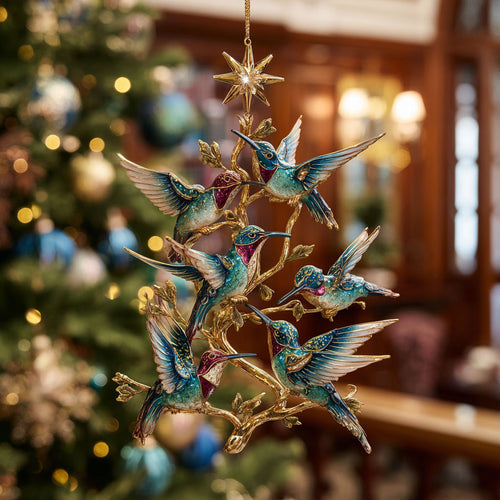 Hummingbird Charm CW1012038CL Christmas Ornament