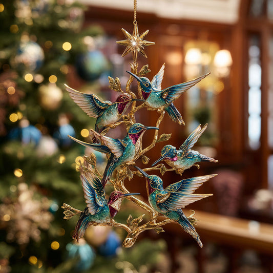 Hummingbird Charm CW1012038CL Christmas Ornament