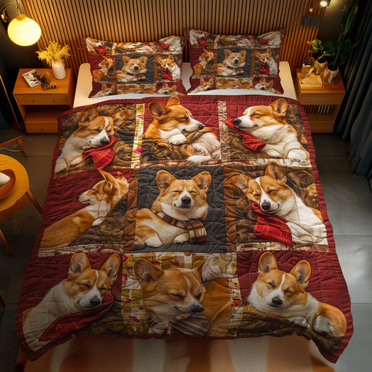 Corgi Blanket Bliss WN1303128CL Duvet Cover Set