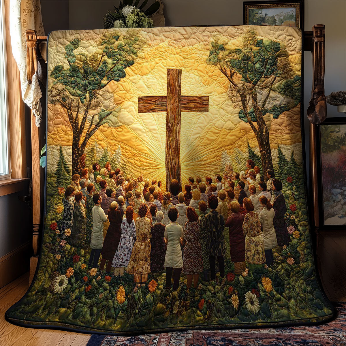 Christianity Forest Of Faith WN0603035CL Quilt