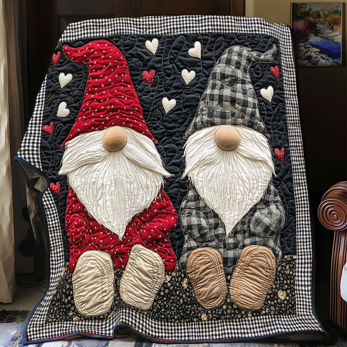 Sweet Gnomes CP1201106CL Quilt