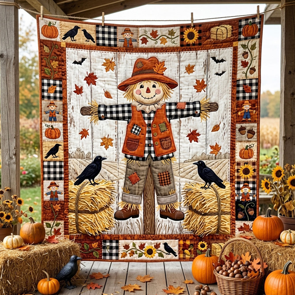 Autumn Harvest Scarecrow WN2006003CL Quilt