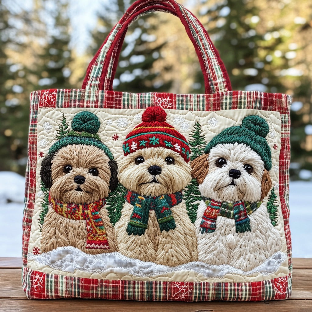 Pawlidays XR3010007CL Quilted Tote Bag