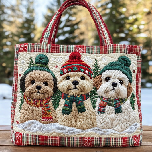 Pawlidays XR3010007CL Quilted Tote Bag