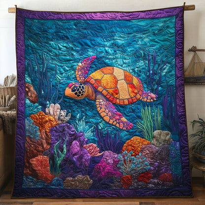 Blissful Turtle WN1404002CL Quilt