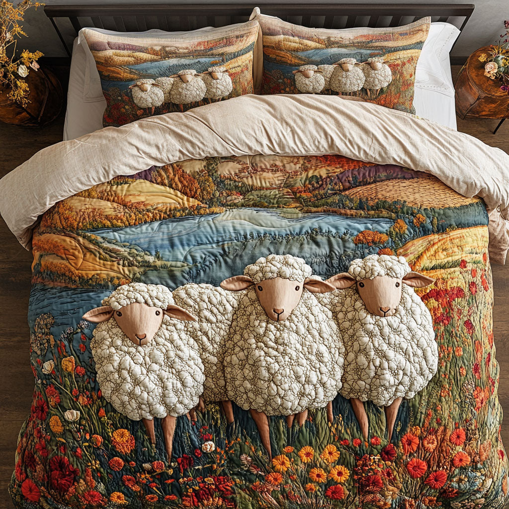 Hillside Sheep WN0601047CL Duvet Cover Set