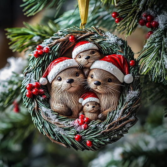 Frosty Otter WN2510011CL Christmas Ornament