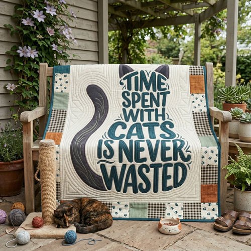 Cat Time Cozy WN2705002CL Quilt