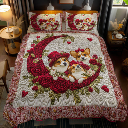 Lunar Love Corgi WN0201060CL Duvet Cover Set