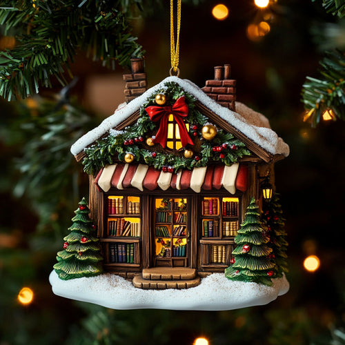 Christmas Book Shop CW2611039CL Christmas Ornament