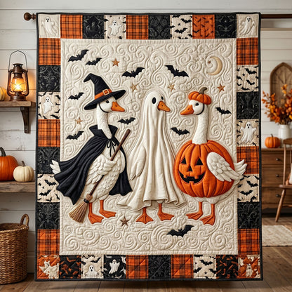 Halloween Goose Trio WN0905013CL Quilt