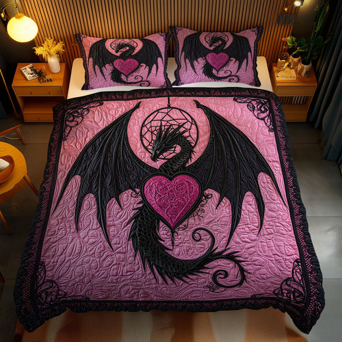 Dark Dragon Love WN1002057CL Duvet Cover Set