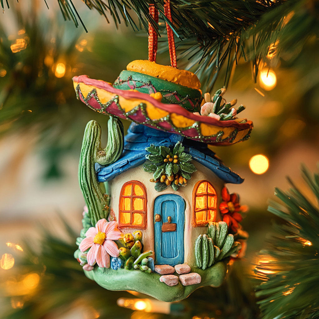 Cactus House Holiday Charm WN1112009CL Christmas Ornament