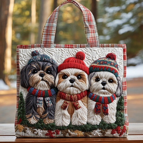 Jingle Paws XR3010012CL Quilted Tote Bag
