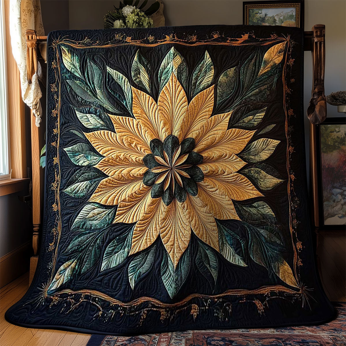 Serene Flower WN1303059CL Quilt