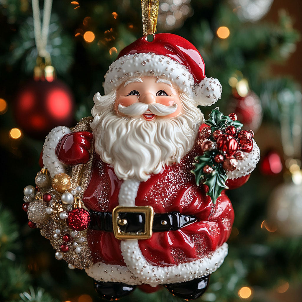Santa Claus CW0112052CL Christmas Ornament
