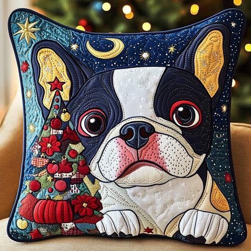 Christmas French Bulldog XR0711004CL Quilt Pillow Case