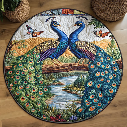Peacock WJ1605019CL Quilted Round Mat
