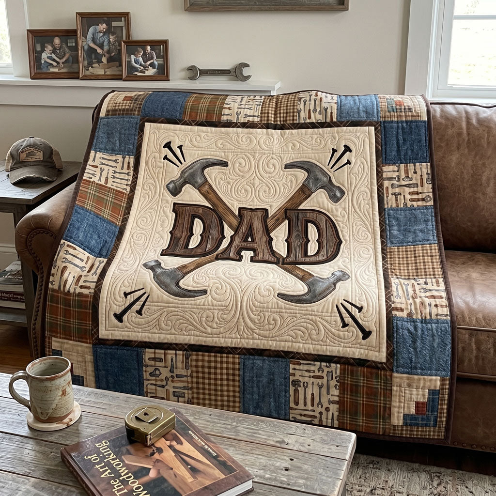 Dad Built This Life WN1206006CL Quilt
