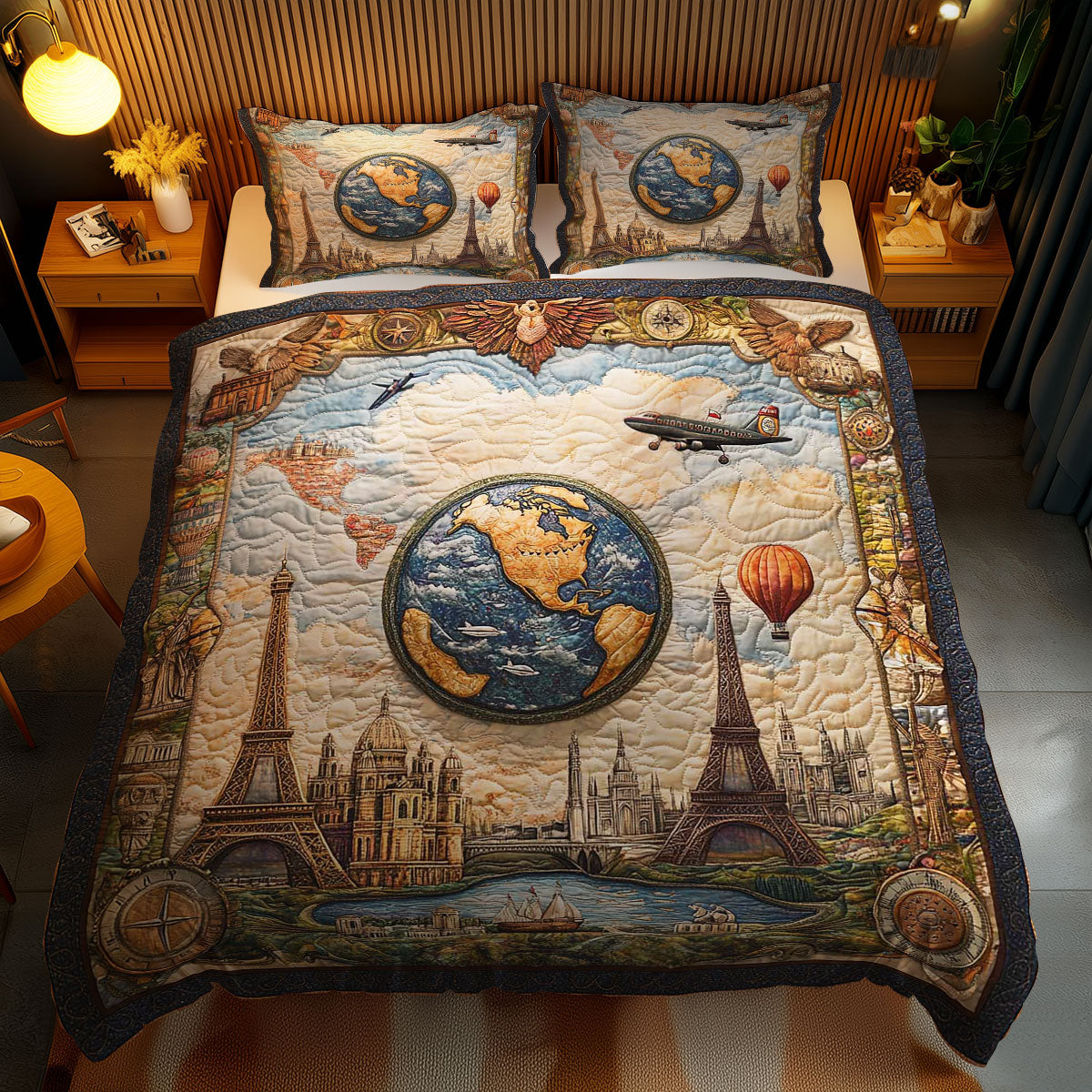 Wanderlust Earth WN0803123CL Duvet Cover Set