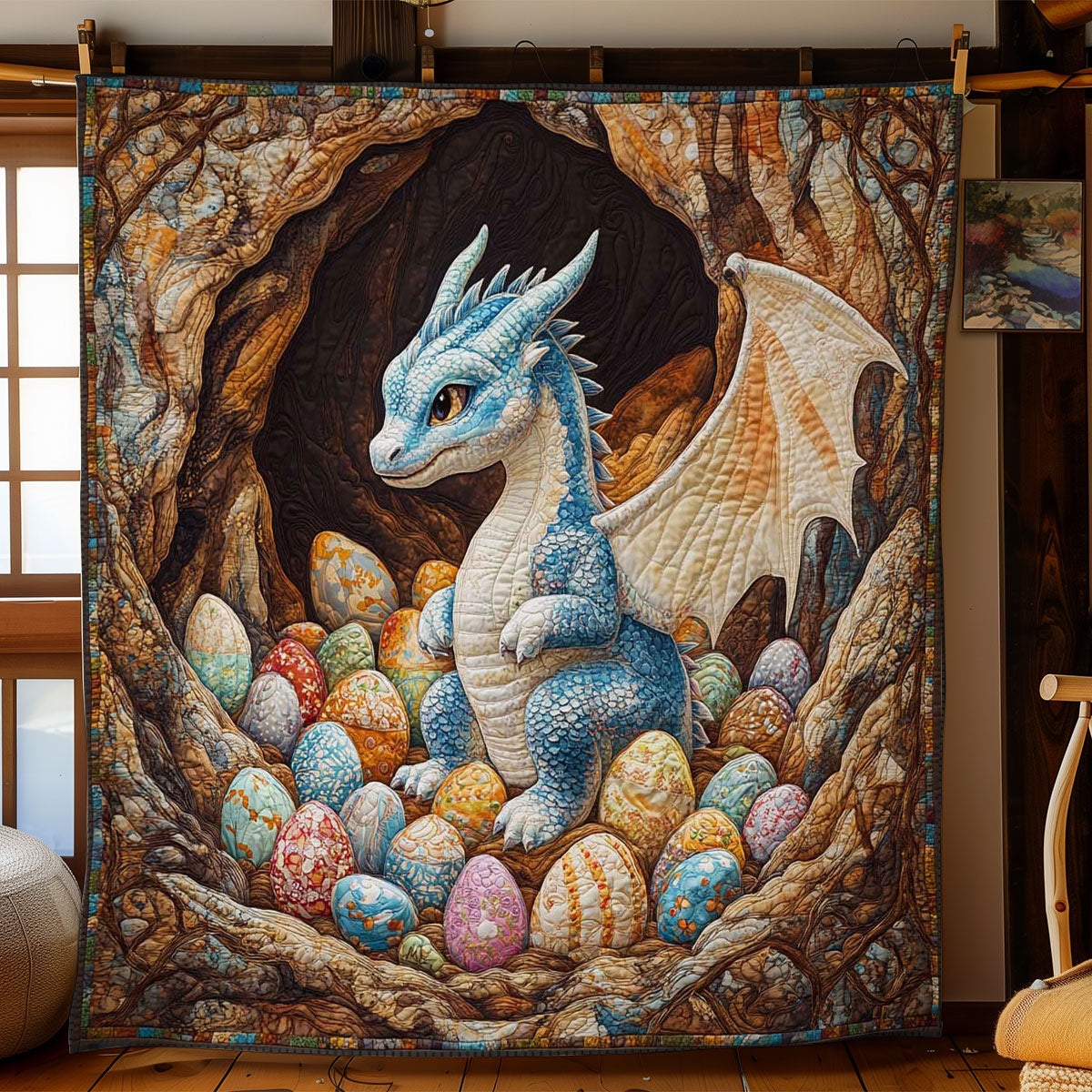 Enchanting Dragon Eggs WN1501033CL Quilt