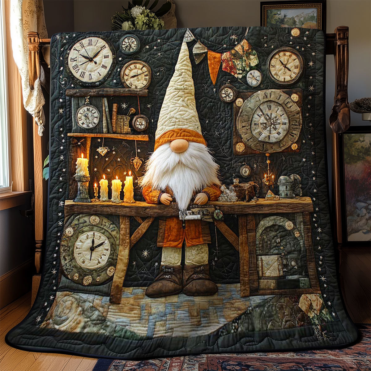 Timekeeper Gnome WN0701008CL Quilt