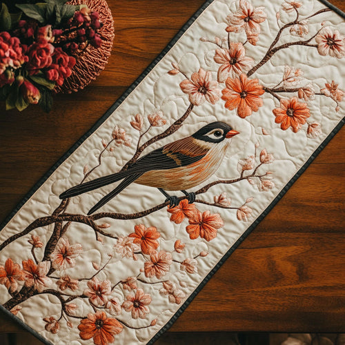 Charming Finch CP2804030CL Quilted Table Runner