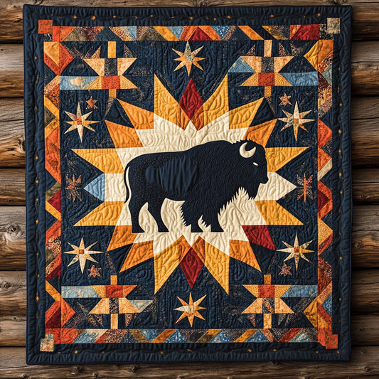 Golden Ridge Bison WN0901033CL Quilt