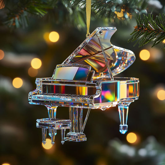 Piano Winter Glow WN0912040CL Christmas Ornament